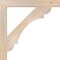 Ekena Millwork Olympic Block Smooth Bracket, Douglas Fir, 3 1/2"W x 32"D x 32"H BKT04X32X32OLY05SDF - alternate 3